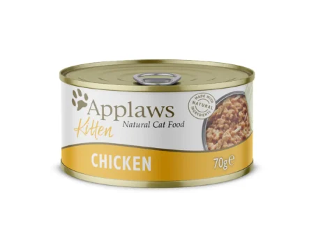 Nourriture Premium chaton, 100% naturelle, goût poulet