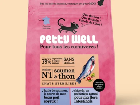 Croquettes pour chats sans céréales au saumon & thon