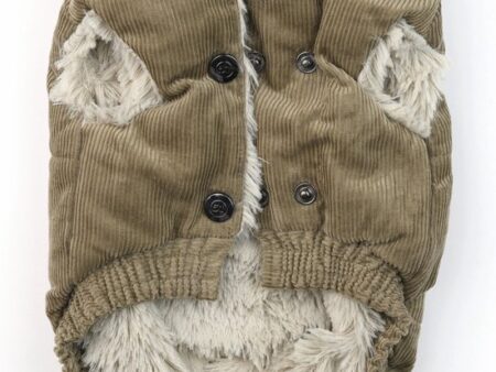 51 Degrees North Manteau pour chien Velours beige 40 cm