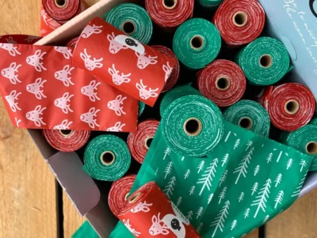 Sac a caca compostable - Edition de Noël