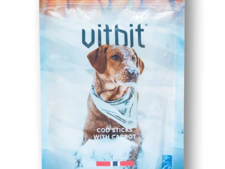 Bâtonnets a mâcher à la morue et carotte