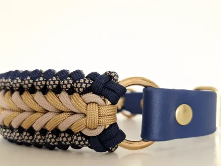Collier tressé chic pour chien – Biothane & paracorde