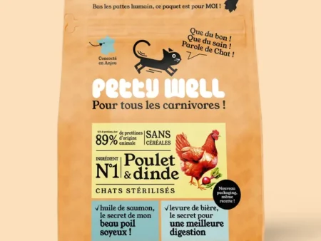 Croquettes chat sans céréales - recette naturelle 1 kg