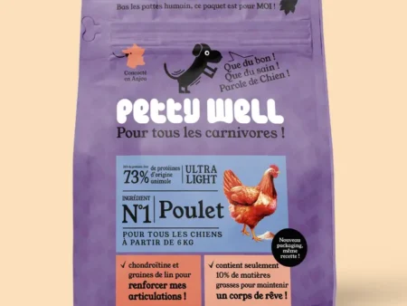 Croquettes chien contrôle du poids au poulet - recette naturelle - 2kg