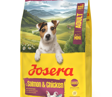Josera Mini Salmon & Chicken – Croquettes sans gluten pour petits chiens adultes (3kg)