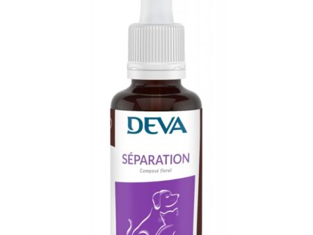 DEVA Séparation – Fleurs de Bach chien chat anxiété de séparation | Élixir floral apaisant