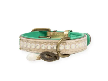 Collier pour chien Love Story – Édition exclusive boho-luxe – Taille L