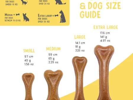 Plutos – Os Dentaire Naturel à la Caséine & Beurre de Cacahuète – Taille S