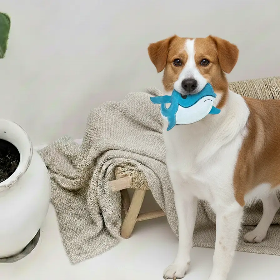 Jouet naturel pour chien - Will la Baleine – Image 3