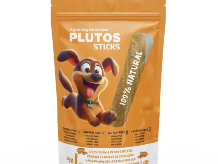 Plutos – Friandises à la Caséine & Beurre de Cacahuète (sachet de 4)