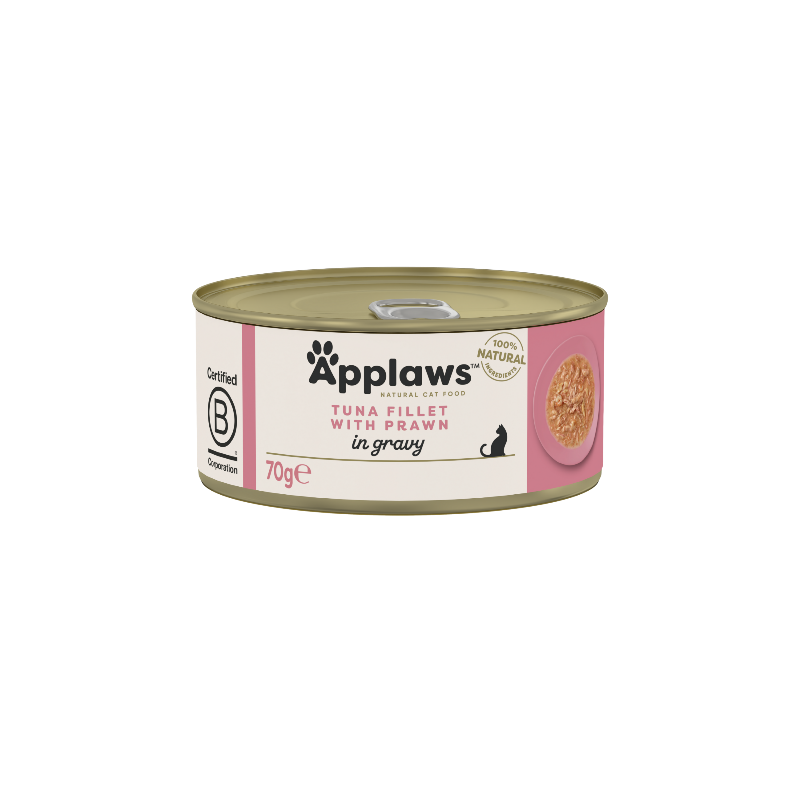 Applaws filet de thon aux crevettes en bouillon pour chat 70 g