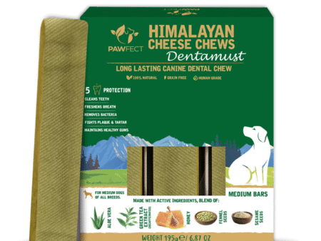 Pawfect DENTAMUST mastication dentaire chien aloe miel thé vert Medium