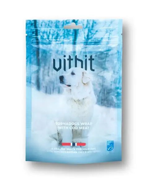 Vitbit Tornadogs Wrap bâtonnets de morue à mâcher pour chien 100 g