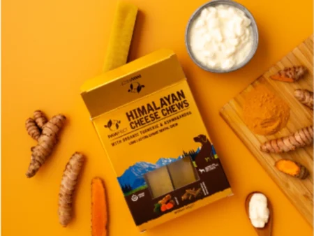 Barres de fromage de yak Pawfect curcuma et ashwagandha pour chien Medium
