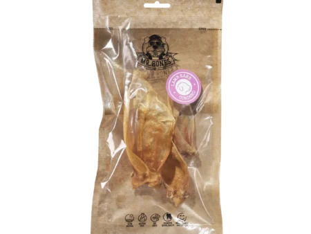 Oreilles d’agneau – Mastication naturelle pour chien - Mr Bones – 3 pièces