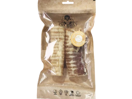 Trachée de bœuf – Mastication naturelle pour chien - Mr Bones – 2 pièces