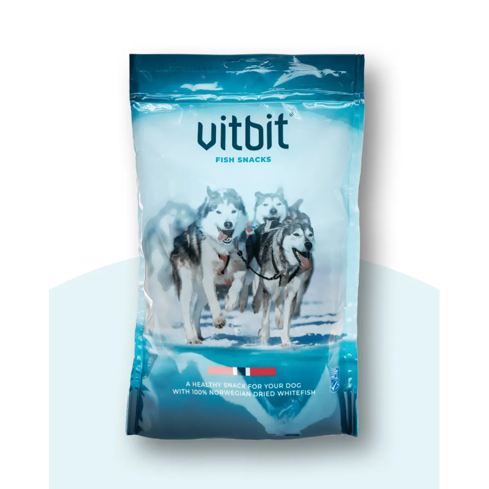 Vitbit Fish Snack friandises 100 % poisson séché pour chien 300 g