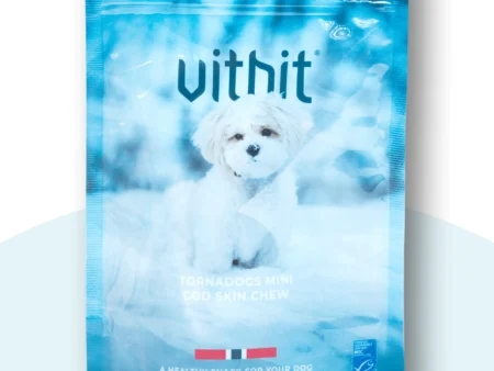 Vitbit TornaDogs Mini bâtonnets de peau de morue séchée pour chien 70 g