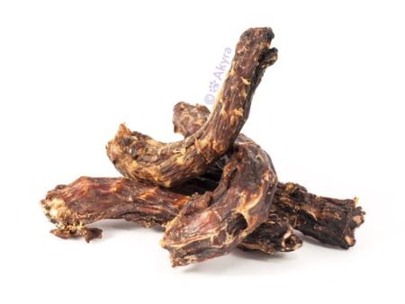 Cous de poulet séchés Akyra pour chien – Friandises naturelles Fleur de Meute